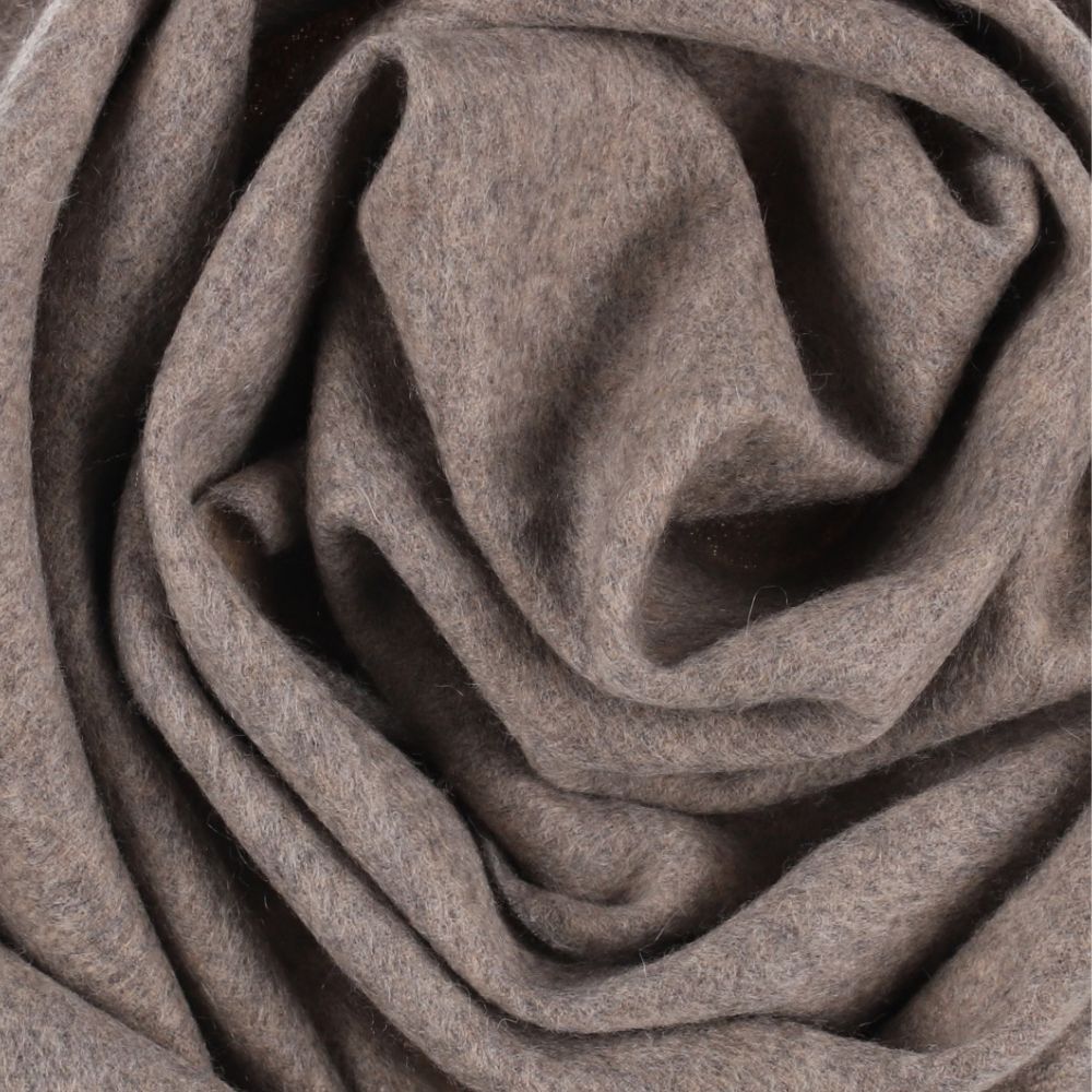 Grijsbeige sjaal van 100% cashmere voor dames Parijs (2)