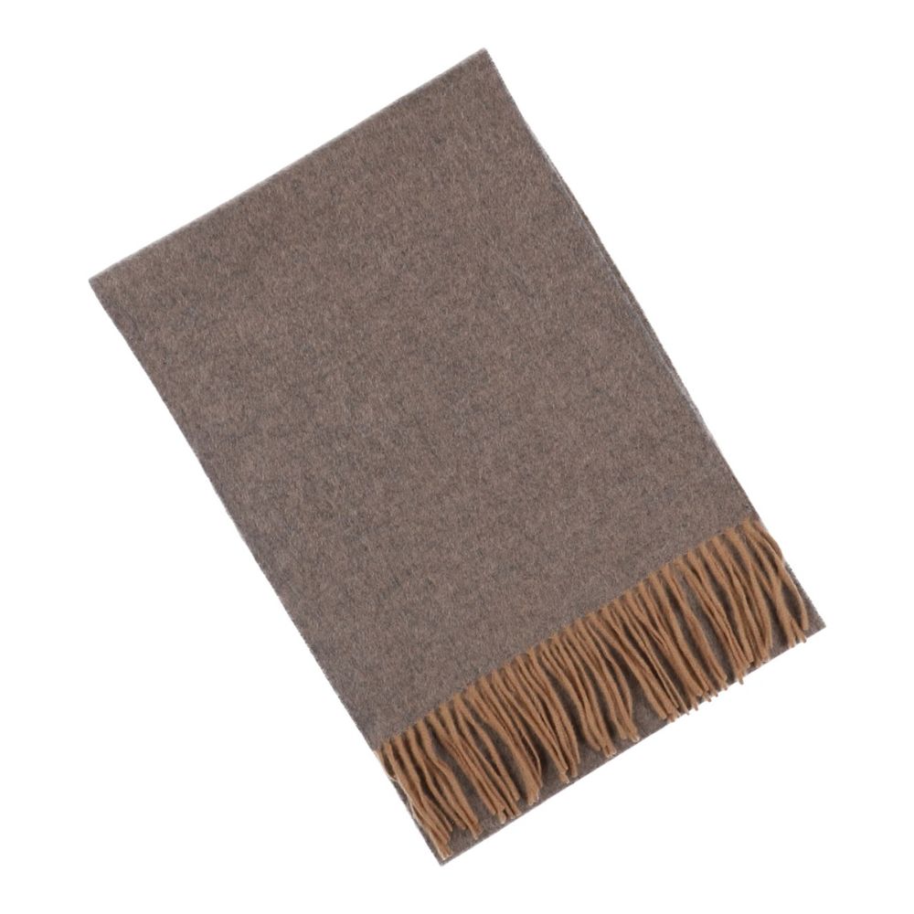 Grijsbeige sjaal van 100% cashmere voor dames Parijs (6)