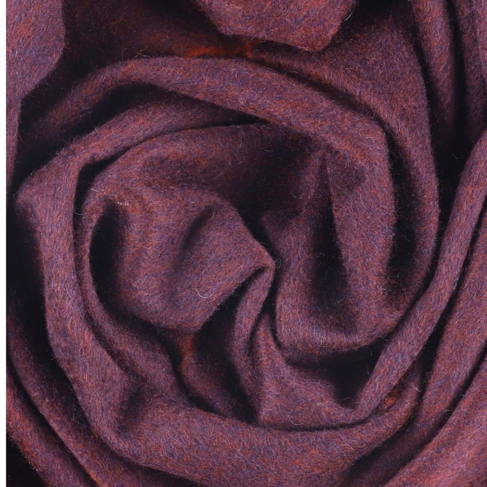 Bordeauxrode cashmere wintersjaal voor dames Parijs (2)