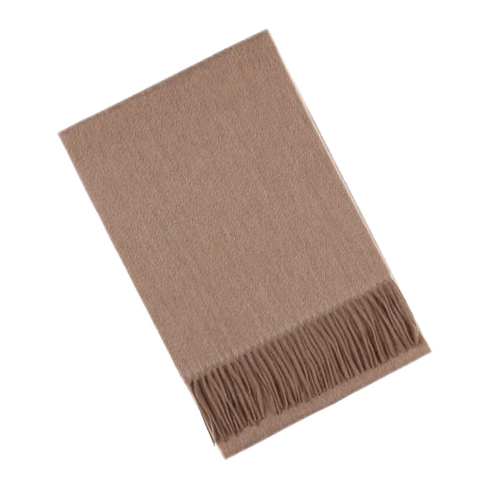 Effen beige cashmere sjaal voor dames Parijs (6)