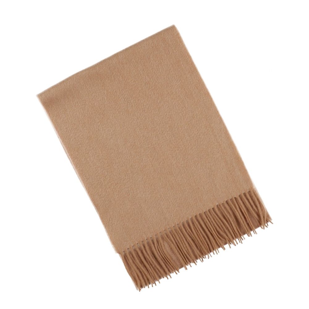 Lichtbeige cashmere wintersjaal voor dames Parijs (6)
