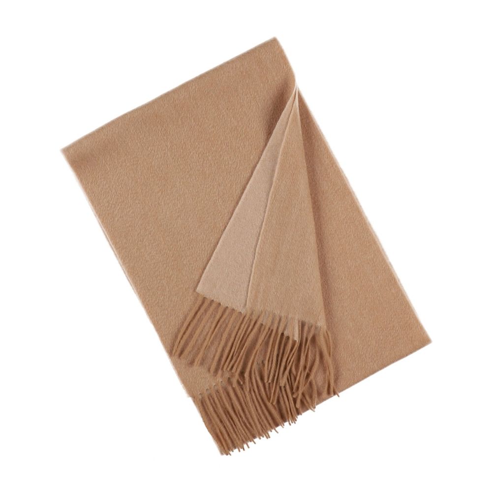 Lichtbeige cashmere wintersjaal voor dames Parijs (3)