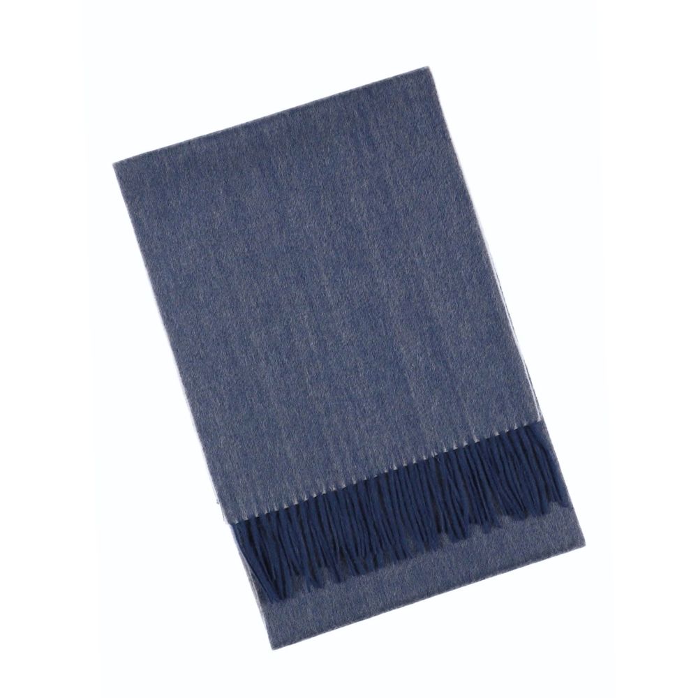 Blauwe sjaal van 100% cashmere voor dames Parijs (6)